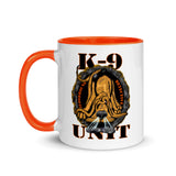 Bloodhound Detective, K-9 Unit Mug with Color Inside