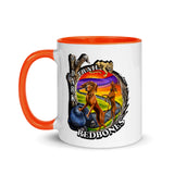Dark Trail Redbones Mug with Color Inside