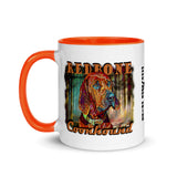 Redbone Coonhound Mug with Color Inside