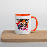 Australian Cattle Dog Velociraptor Mug with Color Inside