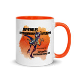 Australian Cattle Dog Velociraptor Mug with Color Inside