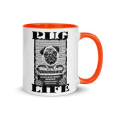 Pug Life Mug with Color Inside