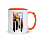 God Country K-9 Bloodhound Mug with Color Inside