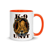 Bloodhound Detective, K-9 Unit Mug with Color Inside
