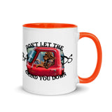 Bloodhound Don't Let the Bas++rds Grind You Down Mug with Color Inside