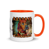 Redbone Coonhound Mug with Color Inside