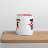 Australian Cattle Dog Velociraptor Mug with Color Inside