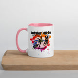 Australian Cattle Dog Velociraptor Mug with Color Inside