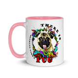 Pug Mug with Color Inside