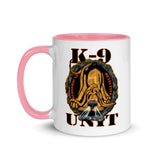Bloodhound Detective, K-9 Unit Mug with Color Inside