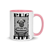 Pug Life Mug with Color Inside