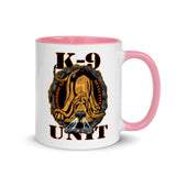 Bloodhound Detective, K-9 Unit Mug with Color Inside