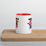 Australian Cattle Dog Velociraptor Mug with Color Inside