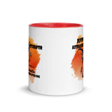 Australian Cattle Dog Velociraptor Mug with Color Inside
