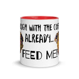 Terrier FEED ME Mug with Color Inside