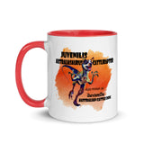 Australian Cattle Dog Velociraptor Mug with Color Inside