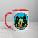 Golden Retriever, Goldenlocks & the Three Bears Mug with Color Inside