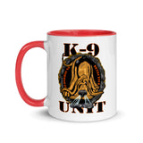 Bloodhound Detective, K-9 Unit Mug with Color Inside