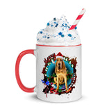 Bloodhound Holiday Mug with Color Inside