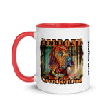 Redbone Coonhound Mug with Color Inside