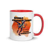 Australian Cattle Dog Velociraptor Mug with Color Inside