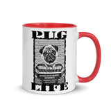 Pug Life Mug with Color Inside