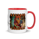 Redbone Coonhound Mug with Color Inside