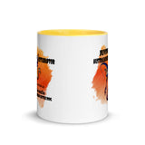 Australian Cattle Dog Velociraptor Mug with Color Inside