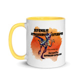 Australian Cattle Dog Velociraptor Mug with Color Inside