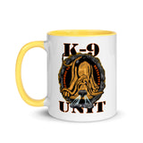 Bloodhound Detective, K-9 Unit Mug with Color Inside