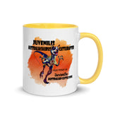 Australian Cattle Dog Velociraptor Mug with Color Inside