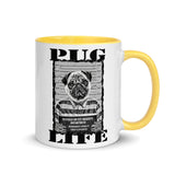Pug Life Mug with Color Inside