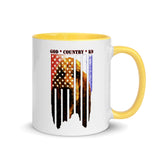 God Country K-9 Bloodhound Mug with Color Inside