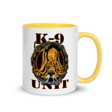 Bloodhound Detective, K-9 Unit Mug with Color Inside