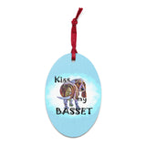 Basset Hound Wooden ornaments