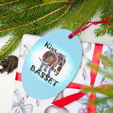 Basset Hound Wooden ornaments