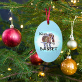 Basset Hound Wooden ornaments