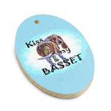 Basset Hound Wooden ornaments