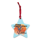 Australian Cattle Dog Velociraptor, Wooden ornaments