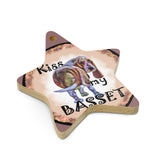 Basset Hound Wooden Ornament/magnet