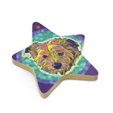 Terrier wooden ornament/magnet