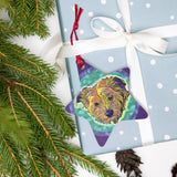 Terrier wooden ornament/magnet