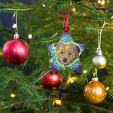 Terrier wooden ornament/magnet