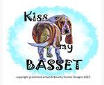 Kiss My Basset Mug with Color Inside