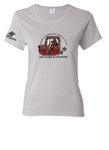Hounds in Old Truck, T-shirt, (unisex & ladies' styles)