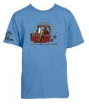 KID'S T-Shirt, Hounds In Old Truck