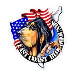 East Coast Bloodhounds, Bubble-free Vinyl Stickers