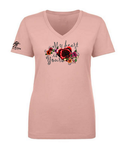 My Heart is Yours, V-Neck Tee