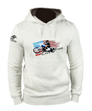 Live Free, German Shepherd Biker, Hoodie