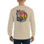 Back graphic Dark Trail Redbones, Unisex Long Sleeve Shirt